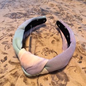 NWT Lele Sadoughi Pastel Tie-Dye headband